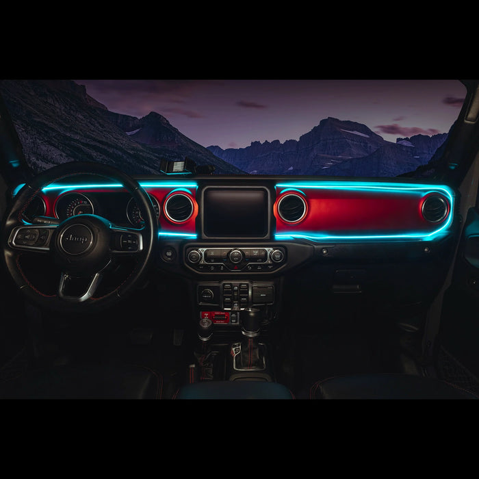 ORACLE Lighting 2018-2023 Jeep Wrangler JL/Gladiator JT Dynamic ColorSHIFT LED Interior Dash Board Kit