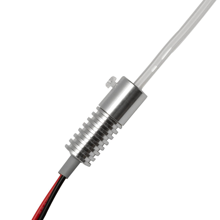 Fiber optic light head and fiber optic strip