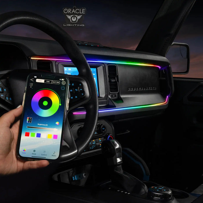 ORACLE Lighting Ford Bronco Dynamic ColorSHIFT LED Interior Dash Board Kit