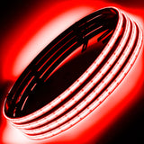 Oracle lighting Plasma LED Wheel Rings RGB+W Red