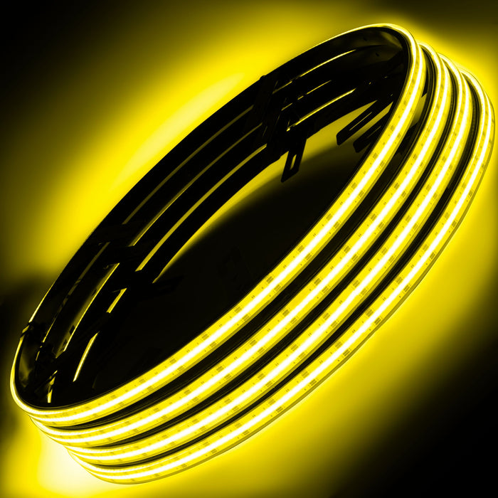 Oracle lighting Plasma LED Wheel Rings RGB+W yellow