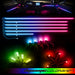 Dynamic ColorSHIFT 18-Piece Universal LED Interior Kit - Bluetooth Multi-Zone Lighting with colorful LED strips and lights.