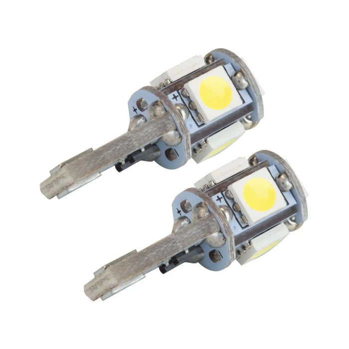 T10 5 LED 3 Chip SMD Bulbs (Pair)