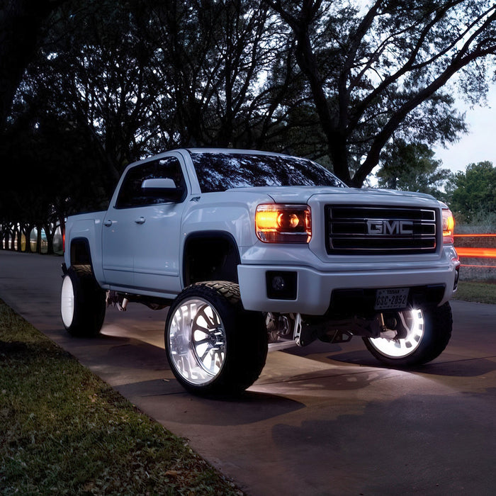 ORACLE Lighting LED Illuminated Wheel Rings - Double Row - White LED