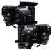 Rear view of 2009-2014 Ford F-150 Pre-Assembled Halo Headlights - Non HID - Chrome Housing