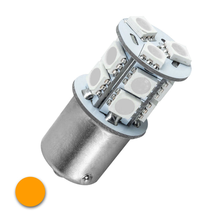 1157 13 LED Bulb (Single) with amber LED