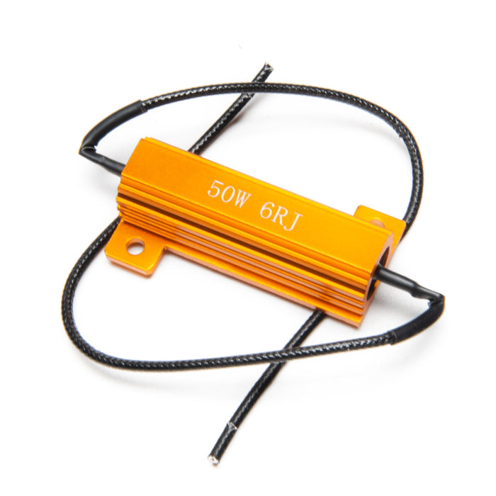 Close-up of LED Load Equalizer 50W/ 6ohm Resistor for Turn Signal Rapid Flash