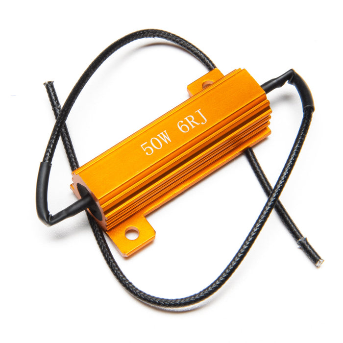 LED Load Equalizer 50W/ 6ohm Resistor for Turn Signal Rapid Flash