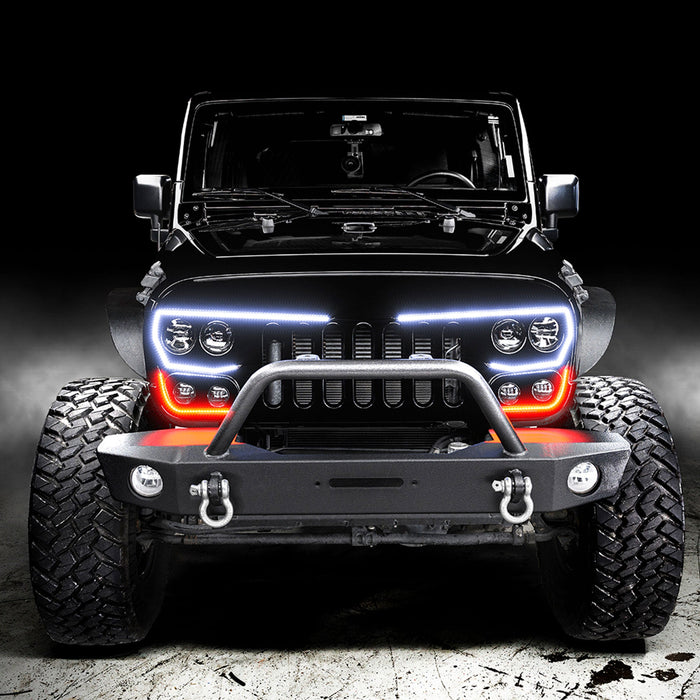ORACLE Lighting VECTOR™ Pro Series II Full LED Grill for the 2007-2018 Jeep Wrangler JK