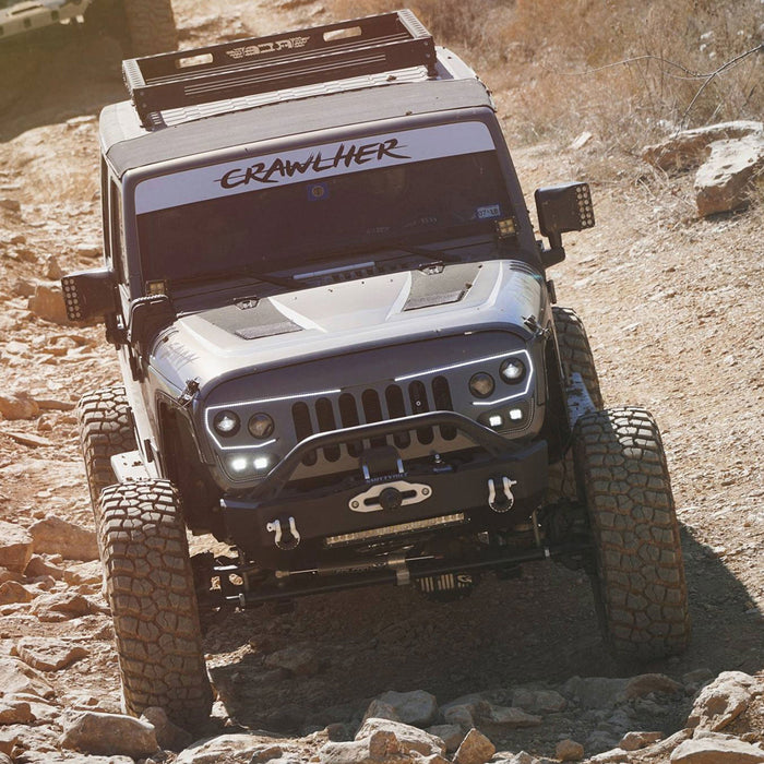 ORACLE Lighting VECTOR™ Pro Series II Full LED Grill for the 2007-2018 Jeep Wrangler JK