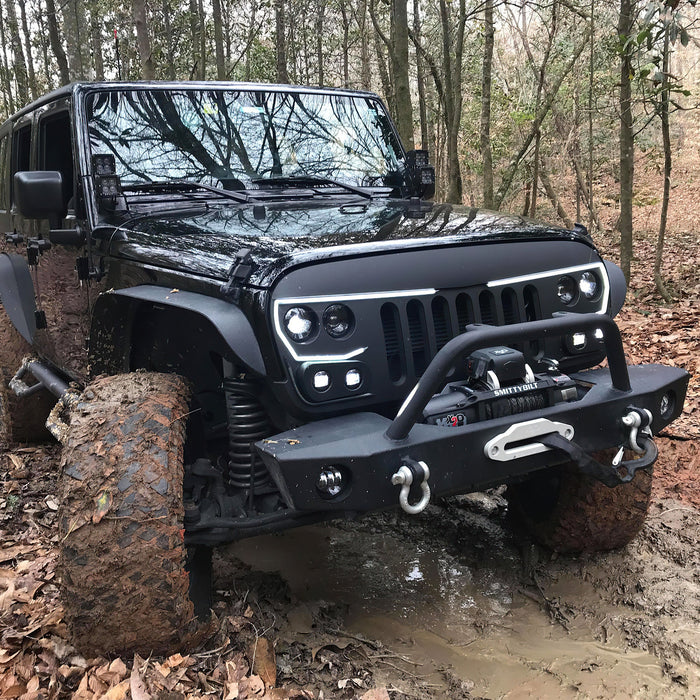 ORACLE Lighting VECTOR™ Pro Series II Full LED Grill for the 2007-2018 Jeep Wrangler JK