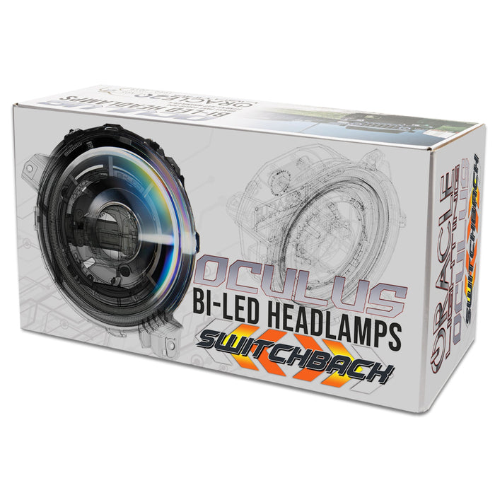 Oculus™ Switchback Bi-LED Projector Headlights for Jeep Wrangler JL/ Gladiator JT