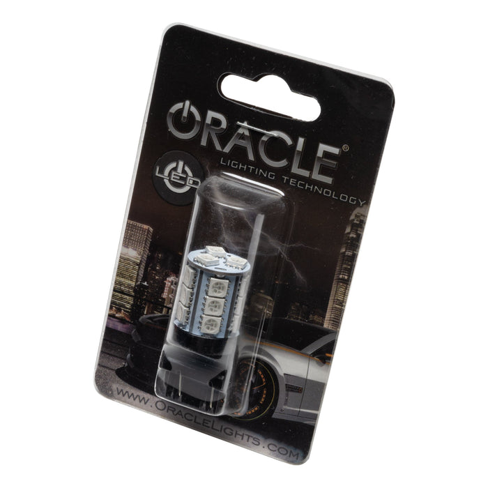 LED bulb in retail packaging