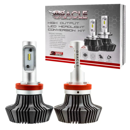2016-2023 Toyota Tacoma H11 - 4,000+ Lumen LED Light Bulb Conversion Kit (Low Beam) with high output features