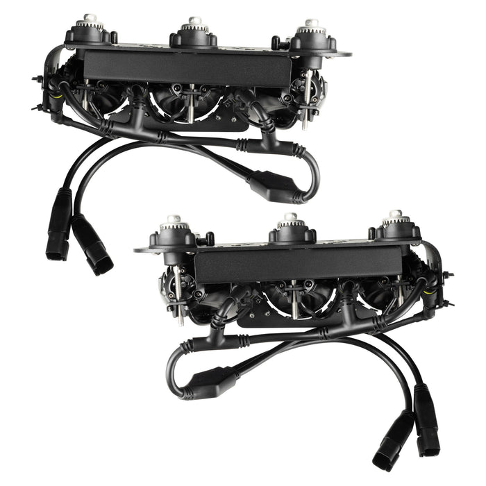 ORACLE Lighting 2021-2025 Ford Bronco Off Road LASER Auxiliary Lights + LED Fog Light Kit for Steel Bumper