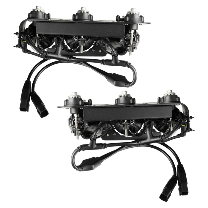 ORACLE Lighting 2021-2026 Ford Bronco Off Road LASER Auxiliary Lights + LED Fog Light Kit for Steel Bumper