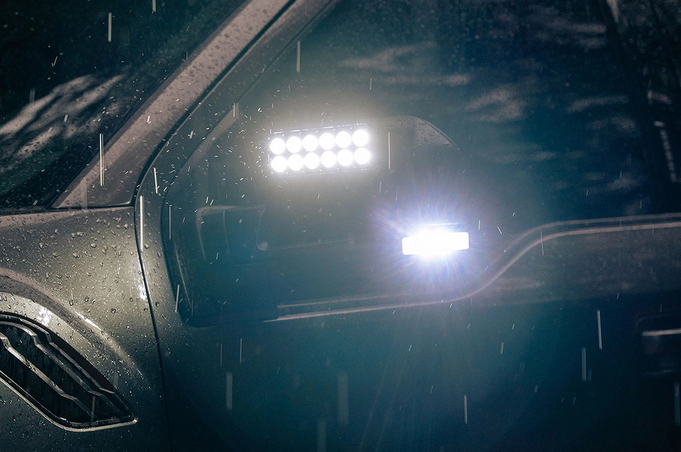LED Off-Road Side Mirror Ditch Lights