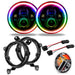 Jeep Wrangler JL/Gladiator JT 7" High Powered LED Headlights (Pair) with RF Controller.