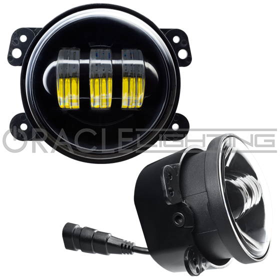 Jeep Gladiator Sahara High Powered LED Fog Light Replacement-(Pair)