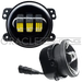 Rendering of Jeep Wrangler JL Sahara High Powered LED Fog Light Replacement (Pair)
