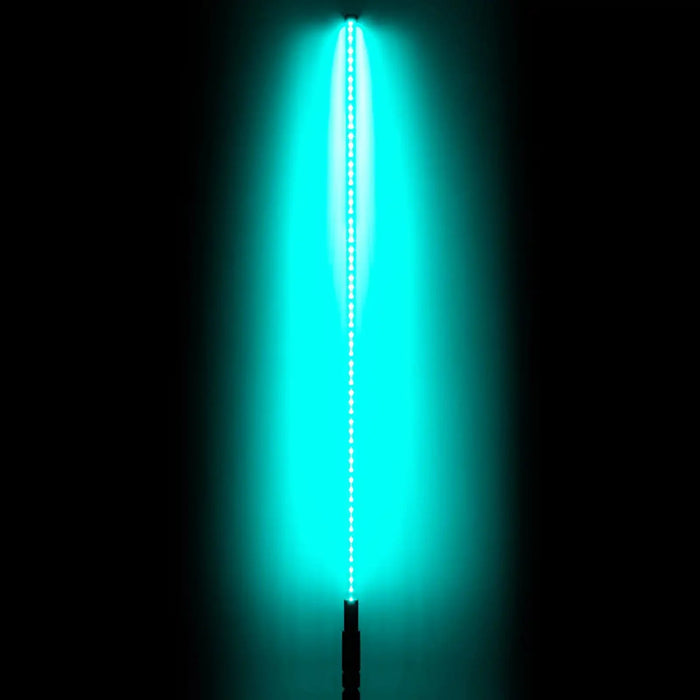 Off-Road 4ft ColorSHIFT LED Whip with aqua LEDs