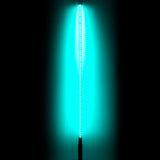 Off-Road 4ft ColorSHIFT LED Whip with aqua LEDs