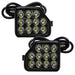 Front view of Jeep Wrangler rear bumper LED reverse lights