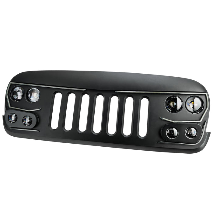 VECTOR™ Pro Series II Full LED Grill for the 2007-2018 Jeep Wrangler JK w/ Dealer Display