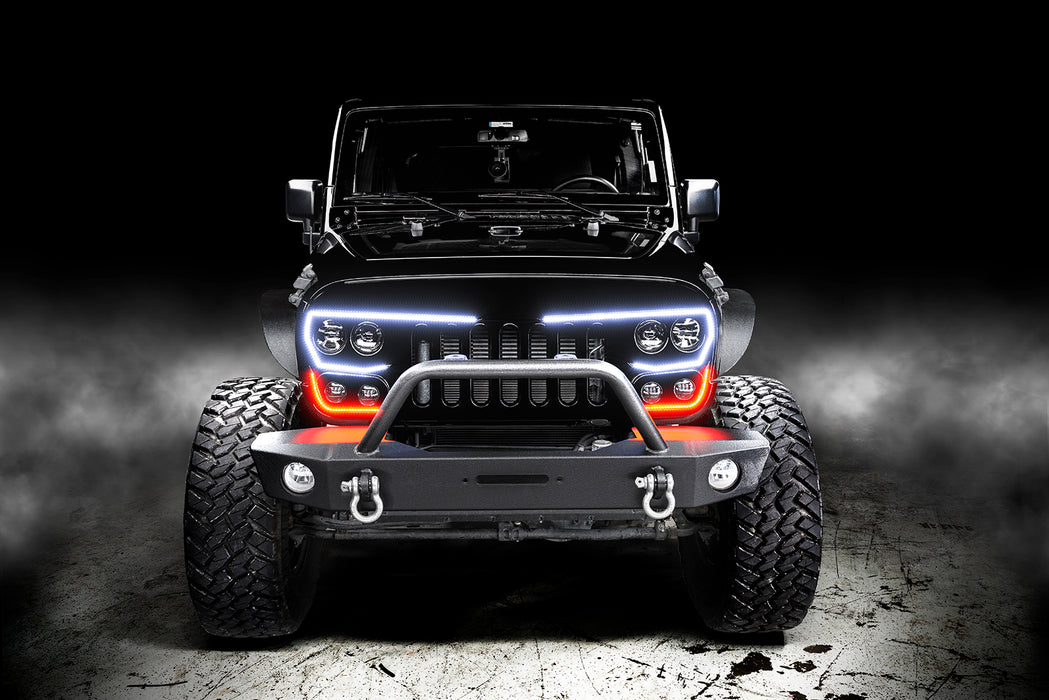 VECTOR™ Pro Series II Full LED Grill for the 2007-2018 Jeep Wrangler JK w/ Dealer Display