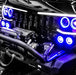 Vector™ Series Grill LED Halo Kit with blue halos.