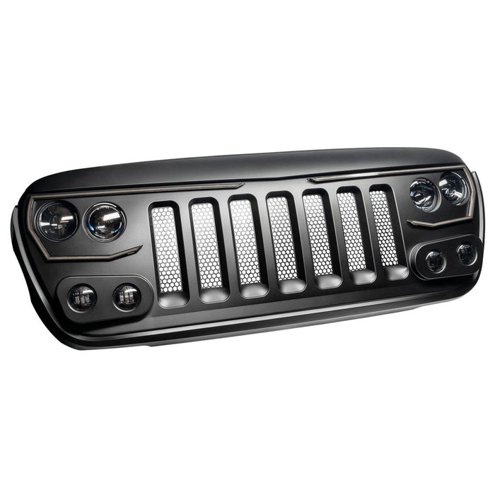 Angled view of VECTOR Pro-Series LED Grill