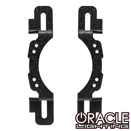 LED Fog Light Adapter Brackets for Steel Bumper Wrangler