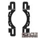 LED Fog Light Adapter Brackets for Steel Bumper Wrangler