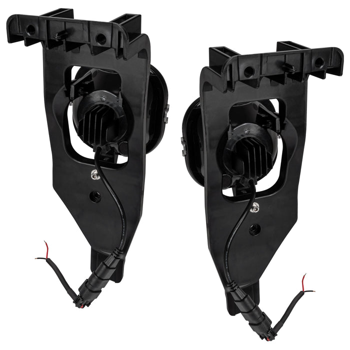 Rear view of 2005-2007 Ford F-250.F-350 Super Duty High Powered LED Fog Light (Pair)
