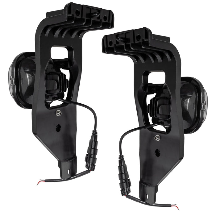 Angled rear view of 2005-2007 Ford F-250.F-350 Super Duty High Powered LED Fog Light (Pair)