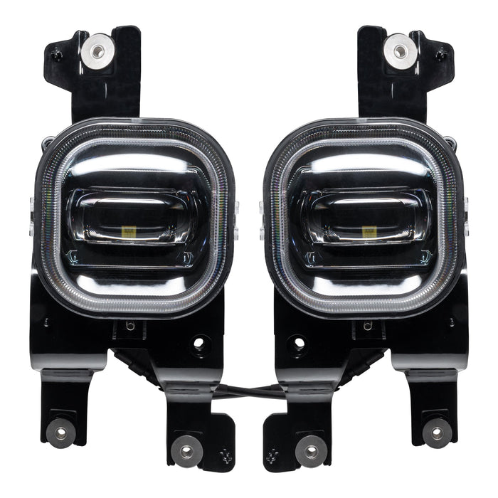 Front view of 2008-2010 Ford F-250/F-350 Super Duty High Powered LED Fog Light (Pair)