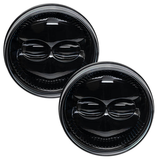 Front view of 2007-2014 GMC Sierra 1500/2500/3500 High Powered LED Fog (Pair)
