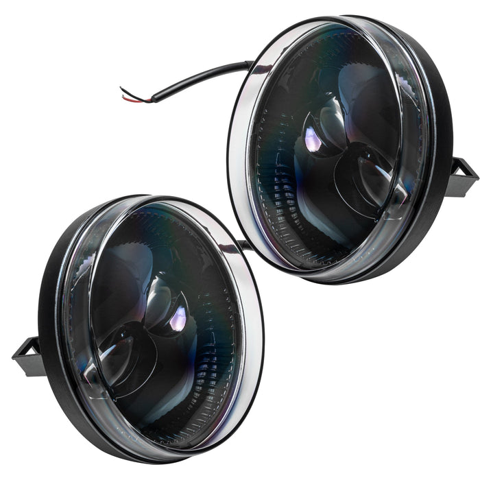 Angled view of 2007-2014 GMC Sierra 1500/2500/3500 High Powered LED Fog (Pair)