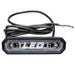 Front view of UTV Multifunction LED Chase Light/ Tail Light- Bar Clamp Mount