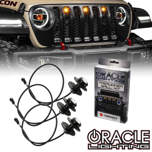 Pre-Runner Style LED Grill Light Kit for Jeep Gladiator JT