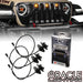 Pre-Runner Style LED Grill Light Kit for Jeep Gladiator JT