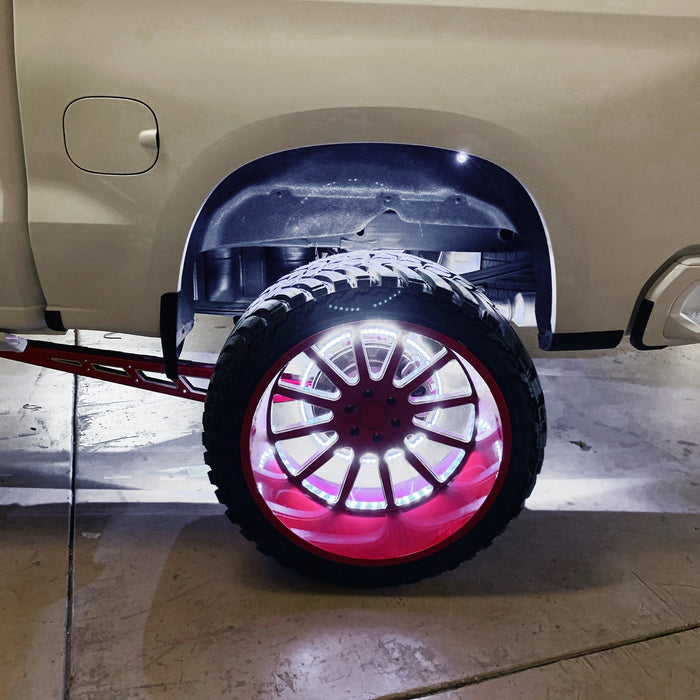 ORACLE Lighting White Underbody Wheel Well Rock Light Kit - 4 Piece