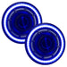 7" Oculus Headlights with blue LED outer halo ring.