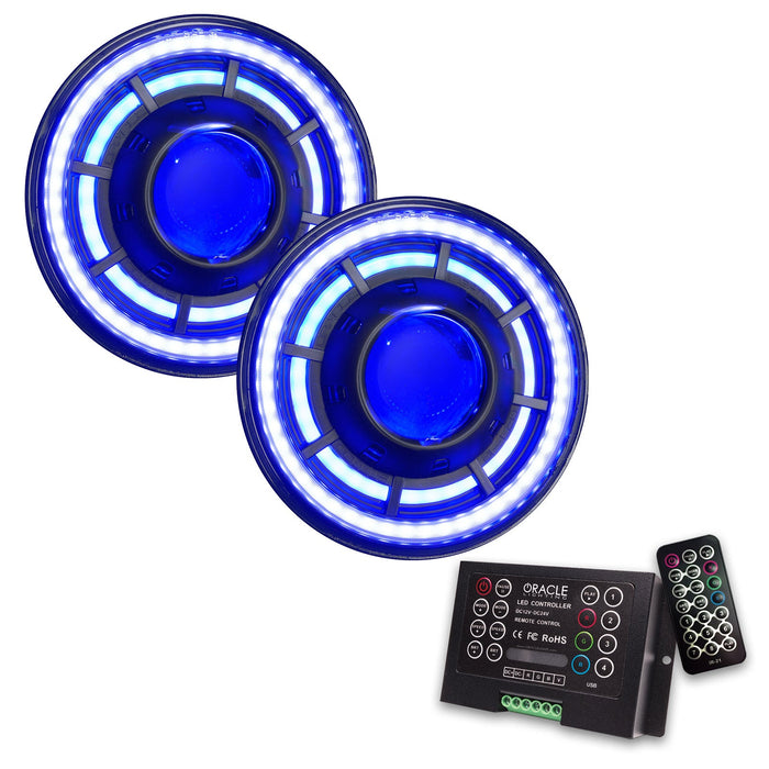 7" Oculus Headlights with 2.0 Controller.