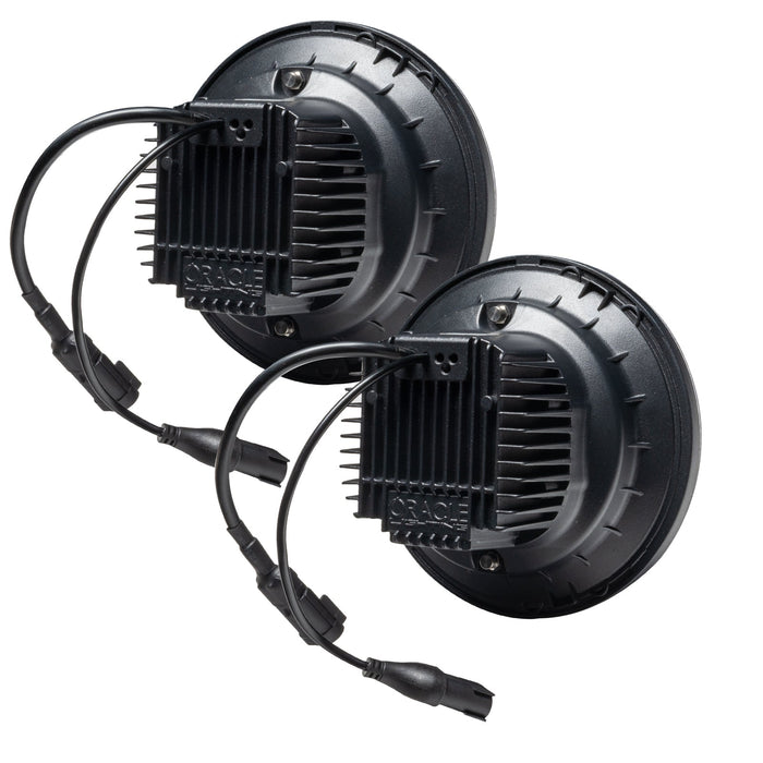 Rear view of 7" oculus headlights