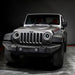 Front view of Jeep Wrangler JK with 7" Oculus Switchback Headlights.