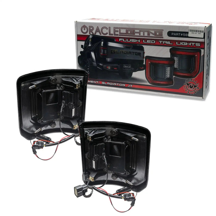 V2 | Flush Mount LED Tail Lights for Jeep Gladiator JT | Low-Profile | Plug-and-Play