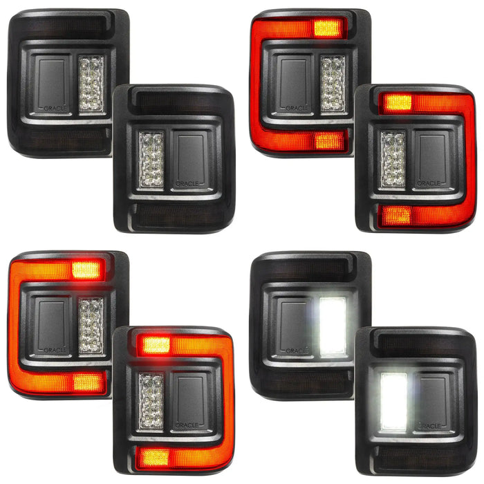 ORACLE Lighting Flush Mount LED Tail Lights for Jeep Wrangler JL