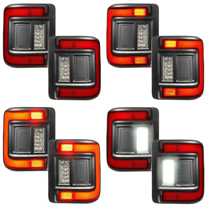 ORACLE Lighting Flush Mount LED Tail Lights for Jeep Wrangler JL