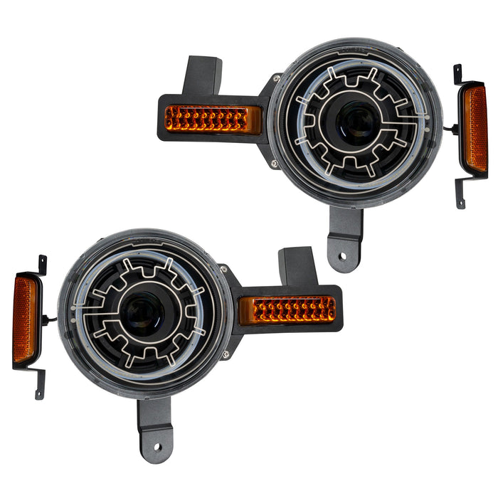 Oculus™ Bi-LED Projector Headlights for 2021+ Ford Bronco - Heated Lens